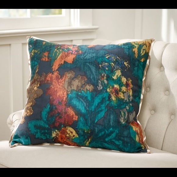 Pottery Barn Other - (2) Pottery Barn Floral Print Pillows